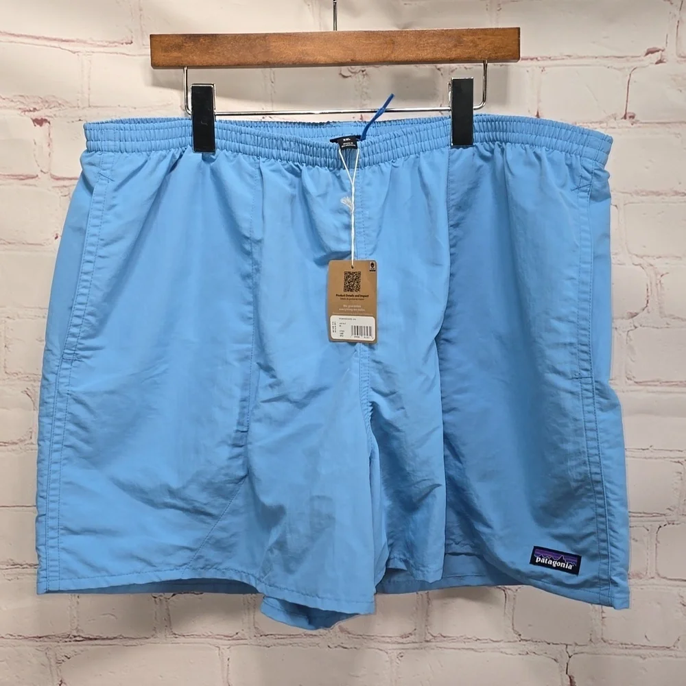 Patagonia Light Blue Men's Baggies 5